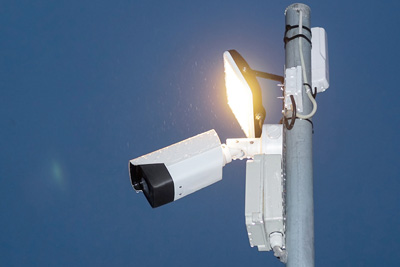 Security lighting and cameras